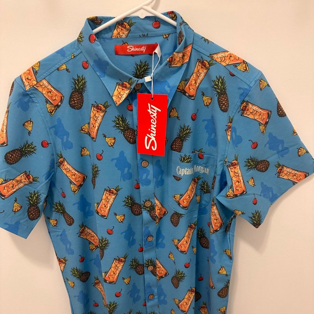 Shinesty Captain Morgan Button up Shirt